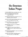 An American Indian Prayer